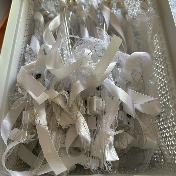 White Light Up Wands Wedding Send Off - Picture 3 of 6